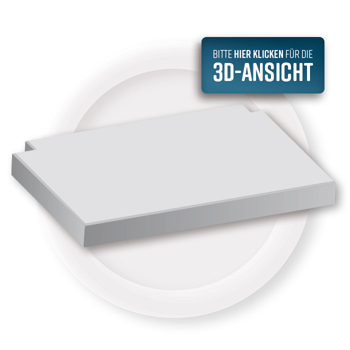 Eingangspodest Arezzo einzeln - Monolithisches Fertigteil